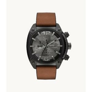 Diesel Chronograph Watch - DZ4317 - Black Dial/Leather - Excellent Condition!!